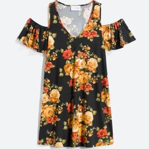 Flana cold shoulder stitch fix dress